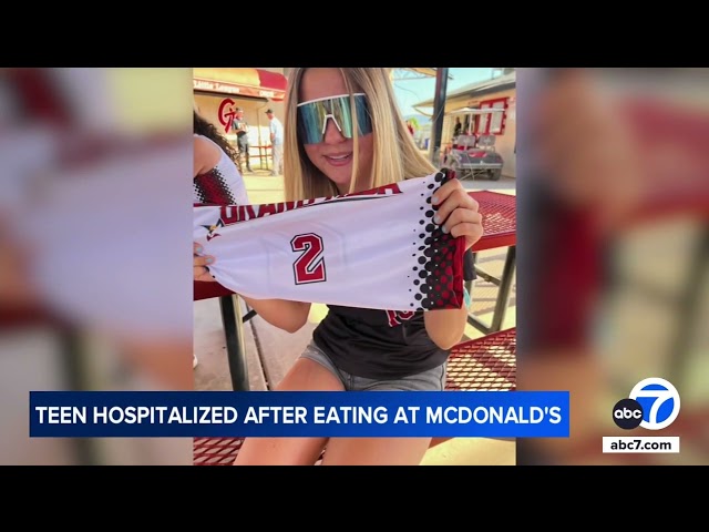 ⁣Teen hospitalized with kidney failure blames tainted McDonald's burger for illness