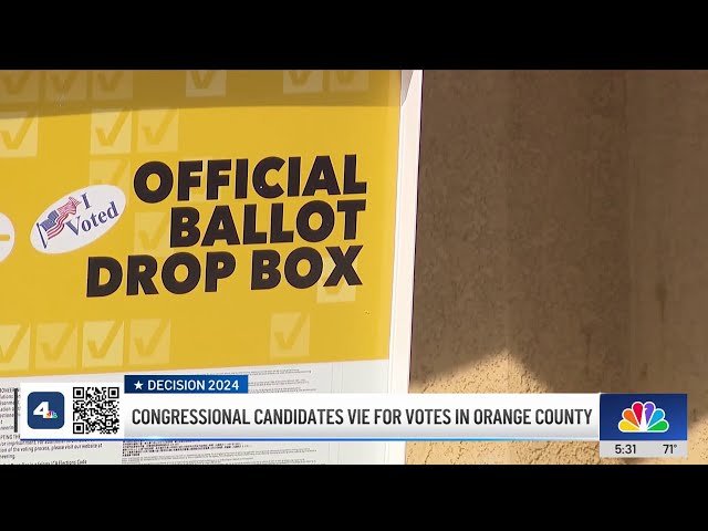 ⁣Congressional candidates push for votes in Orange County