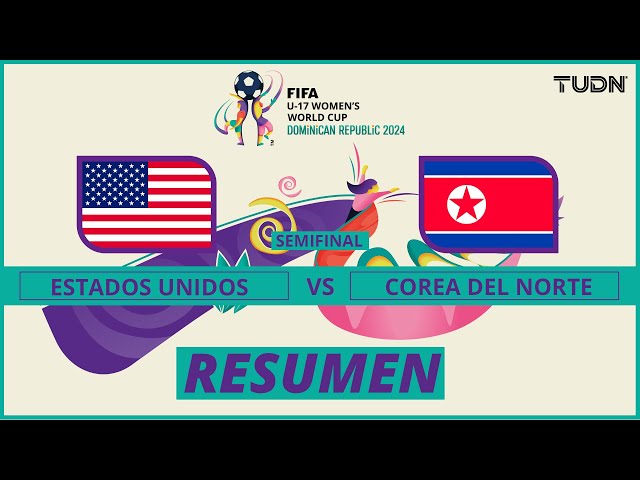 ⁣Resumen | Estados Unidos vs Corea del Norte | FIFA Mundial Femenil Sub-17 | TUDN