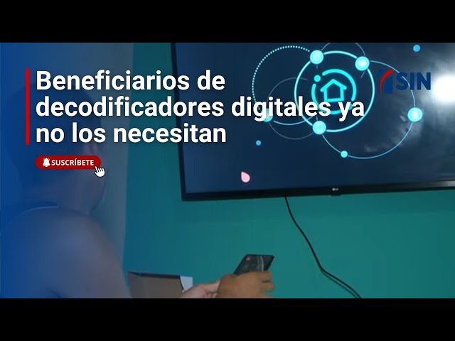 ⁣Beneficiarios de decodificadores digitales ya no los necesitan