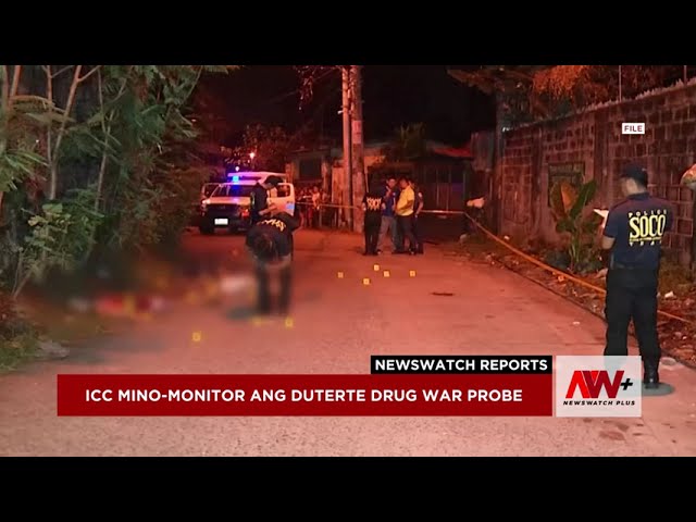 ⁣ICC nakatutok sa drug war investigation ng Senado, Kamara | NewsWatch Reports