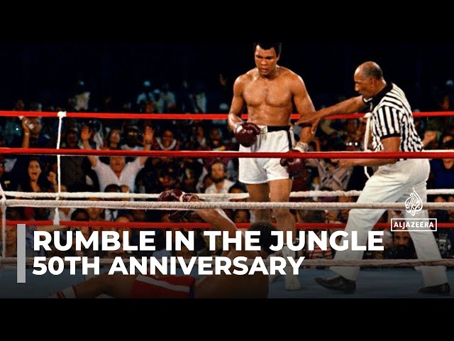 ⁣Rumble in the Jungle anniversary: 50 Years since Muhammad Ali beat George Foreman