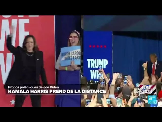 ⁣Joe Biden, le président devenu boulet de la campagne de Kamala Harris • FRANCE 24