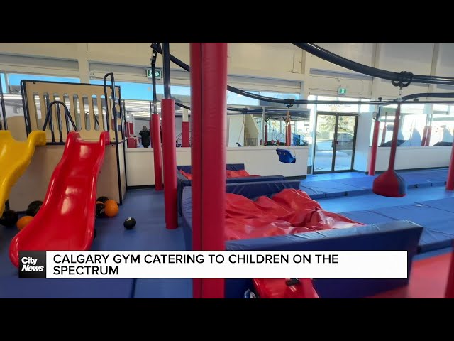 ⁣Calgary gym catering to children on the spectrum