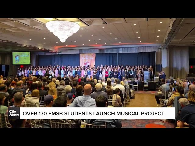 ⁣Over 170 EMSB students launch musical project