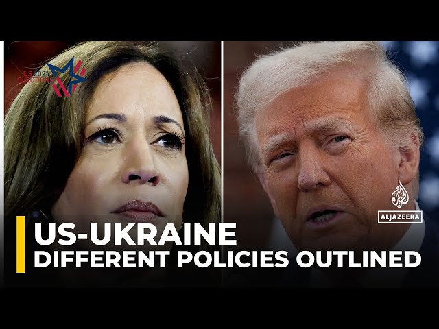 ⁣Trump and Harris have starkly: Different policies outlined on the war in Ukraine