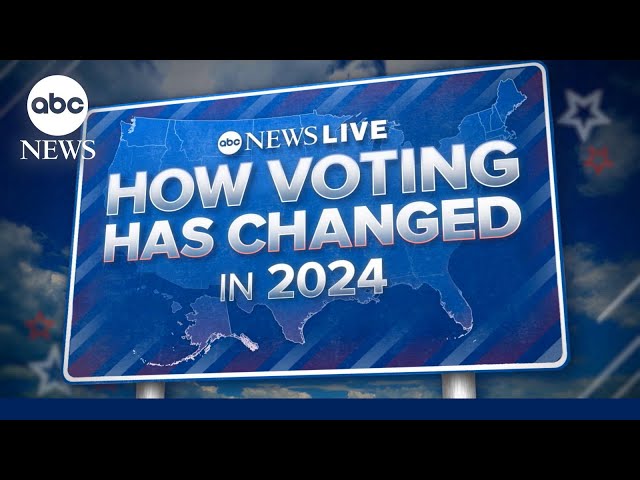 ⁣How voting laws have changed since 2020