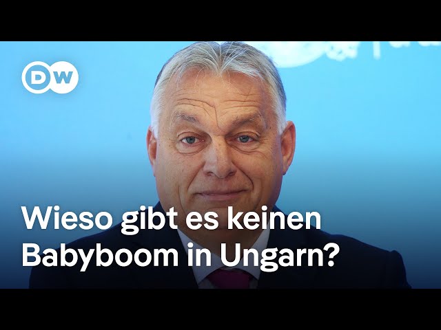 ⁣Babyboom durch Subventionen? - Ein Irrtum! | DW Nachrichten