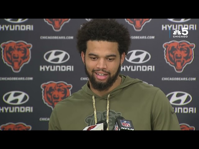 ⁣Bears' Caleb Williams discusses Hail Mary loss and leadership ahead of Cardinals game