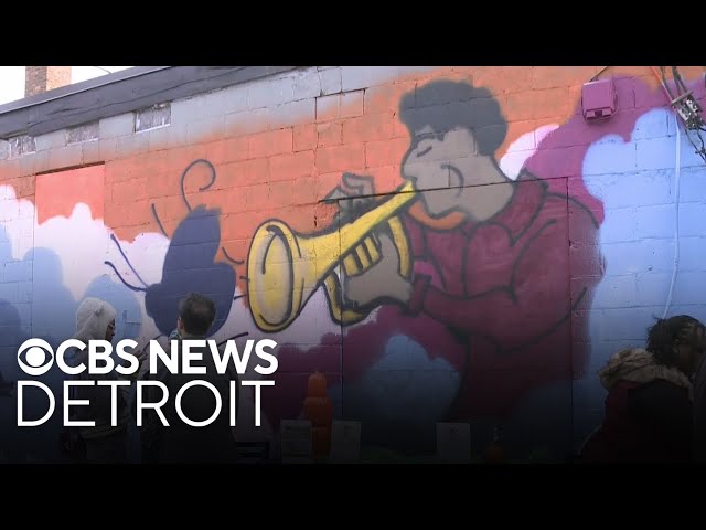 ⁣City of Detroit unveil new arts alley