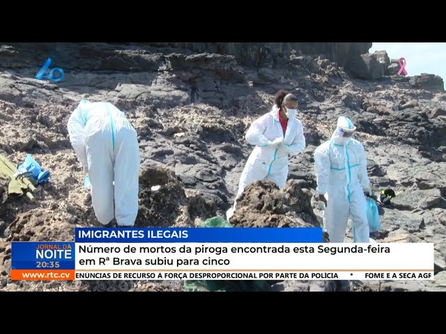 ⁣Número de mortos da piroga encontrada esta segunda- feira em Ribeira Brava subiu para cinco