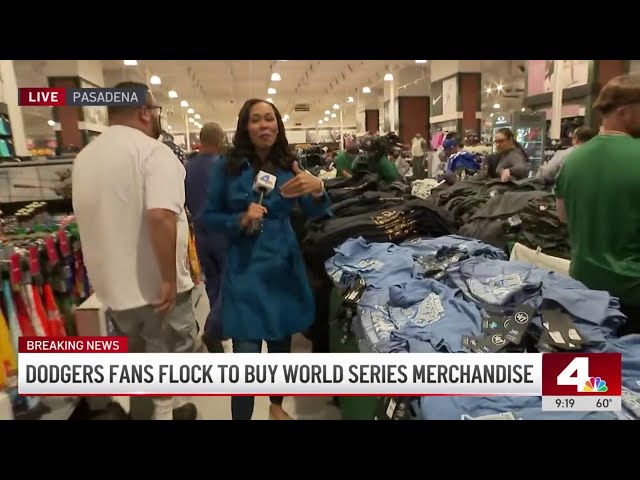 ⁣Dodgers World Series merch goes on sale after their win against Yankees