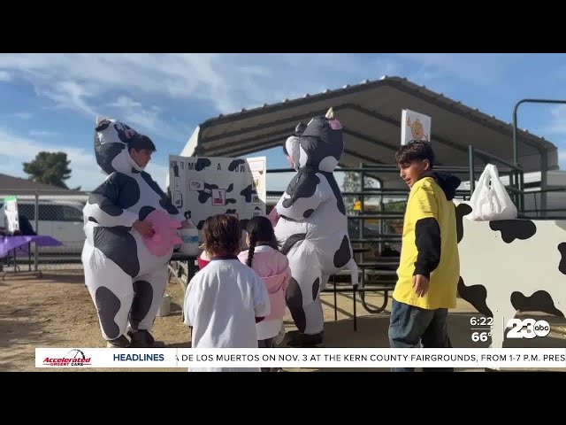 ⁣Highland High fall harvest festival educates children on Bakersfield agriculture