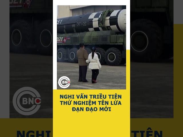 ⁣Nghi vấn Triều Tiên thử nghiệm tên lửa đạn đạo mới