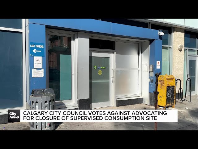 ⁣Calgary city council votes against advocating for closure of downtown safe consumption site