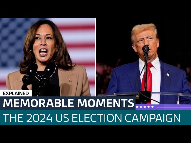 ⁣How we got here: The biggest moments of the 2024 US Election campaign | ITV News