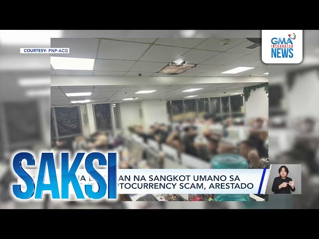 ⁣69 dayuhan na sangkot umano sa love at cryptocurrency scam, arestado | Saksi