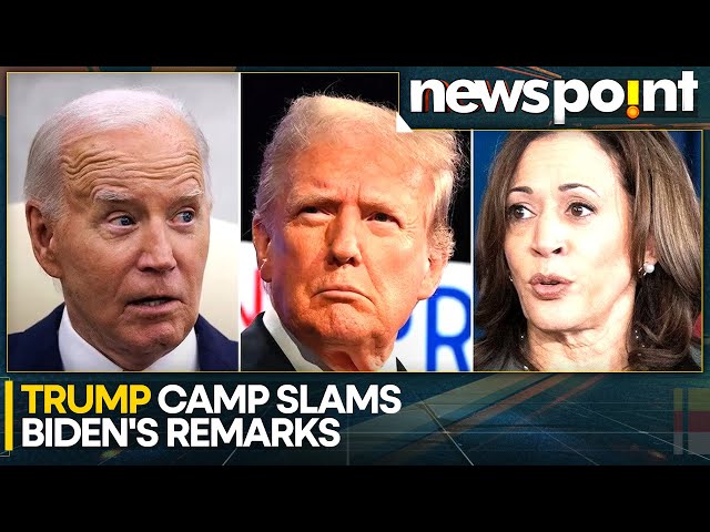 ⁣US Elections: Republicans Target Biden And Harris Over President's Remarks | Newspoint | WION