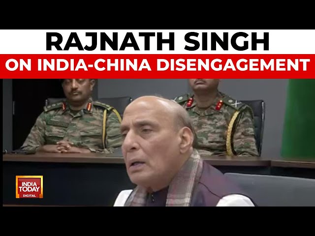 ⁣Defence Minister Rajnath Singh Discusses India-China Border Disengagement | India Today