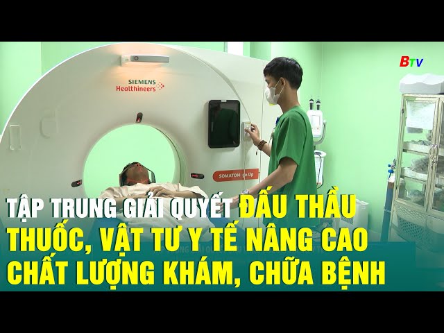 ⁣Tập trung giải quyết đấu thầu thuốc, vật tư y tế nâng cao chất lượng khám, chữa bệnh