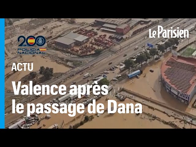 ⁣Les dégâts gigantesques à Valence après les inondations de Dana