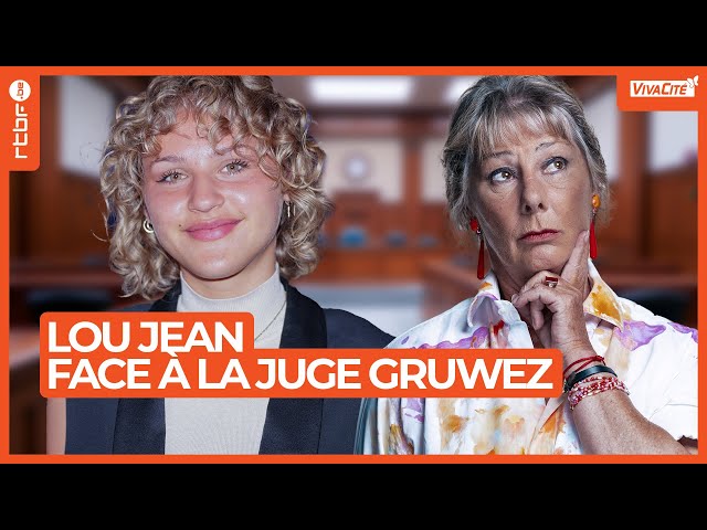 ⁣Lou Jean face à la juge Anne Gruwez