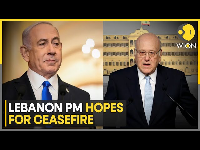 ⁣US Envoy Hinted At Possibility of Ceasefire, Says Lebanon PM Mikati | Latest English News | WION