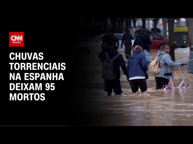 ⁣Chuvas torrenciais na Espanha deixam 95 mortos | CNN NOVO DIA