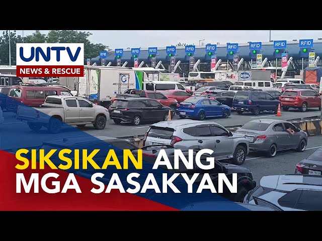 ⁣Daloy ng trapiko sa NLEX, sumisikip na; Mabigat na trapiko, inaasahan hanggang Nov. 1