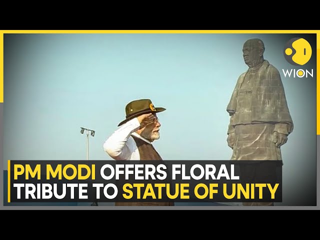 ⁣PM Modi Attends Parade In Gujarat's Kevadia, Offers Floral Tributes To 'Statue Of Unity�