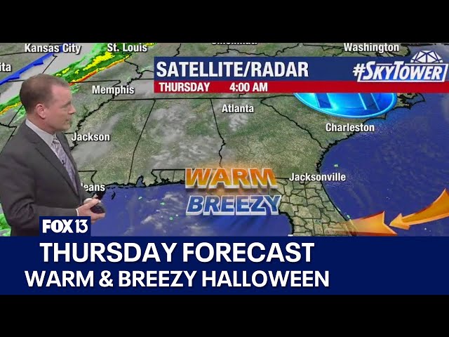 ⁣Tampa weather | Warm & breezy Halloween