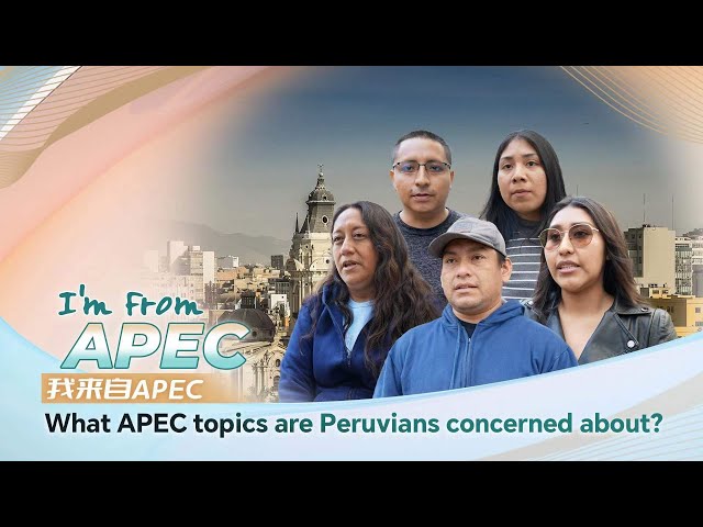 ⁣I'm from APEC: What APEC topics are Peruvians concerned about?