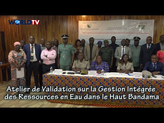 ⁣Abidjan - Atelier de Validation sur la Gestion Intégrée des Ressources en Eau dans le Haut Bandama