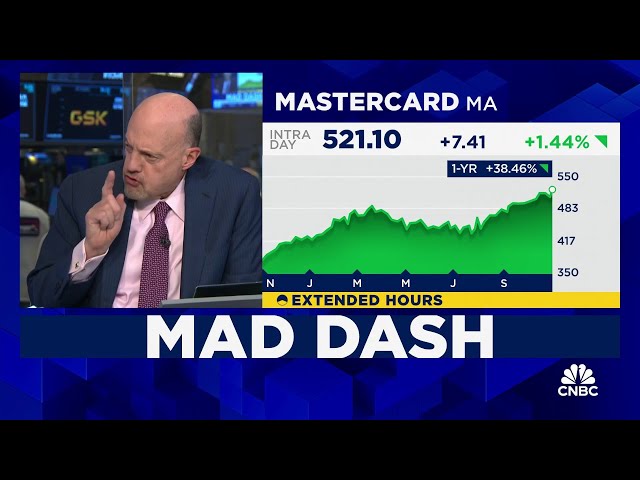 ⁣Cramer's Mad Dash: Mastercard