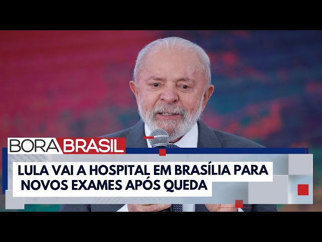 ⁣Lula vai a hospital em Brasília para novos exames após acidente doméstico | Bora Brasil