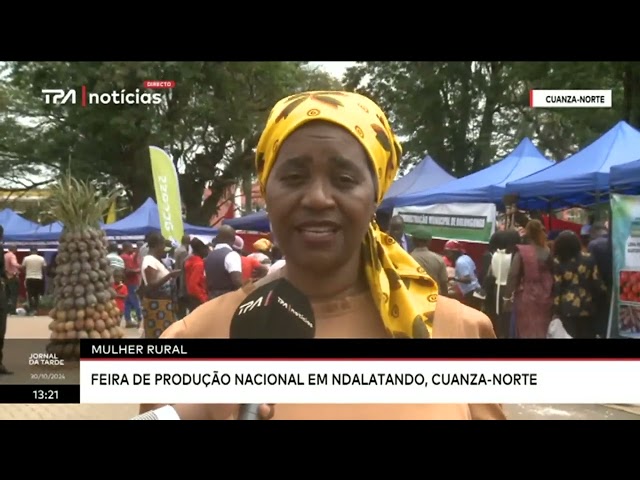 ⁣Mulher Rural: Feira de produção Nacional em Ndalatando  Cuanza-Norte