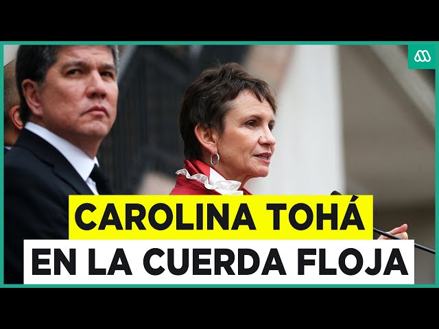 ⁣Carolina Tohá en la cuerda floja: Oposición no descarta acusación constitucional contra la ministra