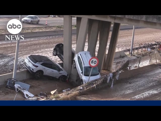 ⁣Flooding in Valencia, Spain, leaves dozens dead