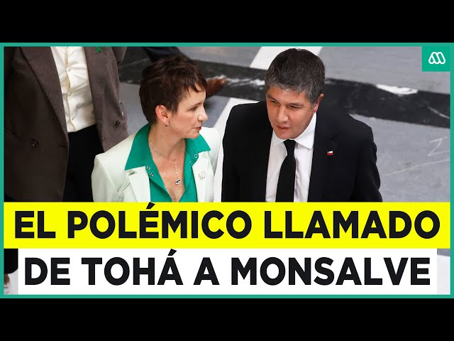 ⁣El polémico llamado de la ministra Tohá al exsubsecretario Monsalve