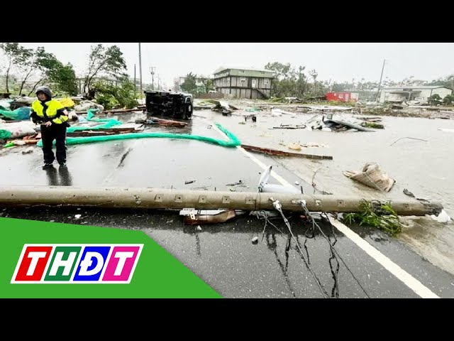 ⁣Hôm nay  31/10, Bão Kong-rey đổ bộ Đài Loan (Trung Quốc) | THDT