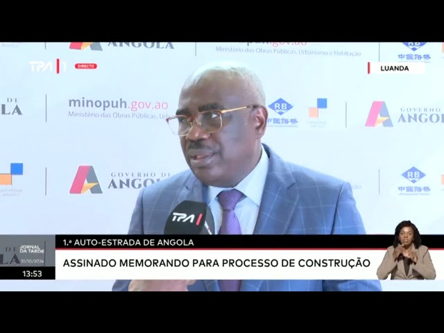 ⁣1 º Auto Estrada de Angola   Via vai ligar norte ao Sul do País