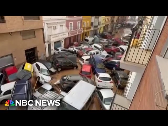 ⁣At least 95 die in flash floods in Spain