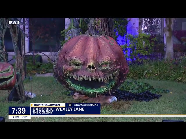 ⁣Halloween house that's so scary - they give kids a full size candy bar if they dare to enter