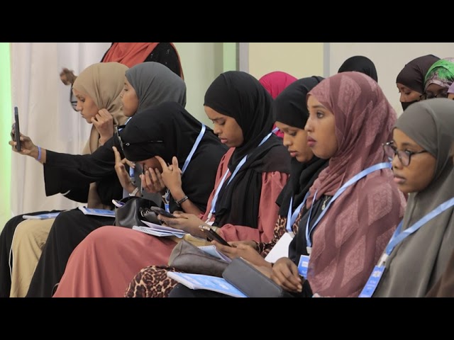 ⁣Madaxweynaha JFS ayaa soo xiray Shiweynaha 5aad ee Hoggaminta iyo Hal-abuurka dhalinyarada Somaliyed