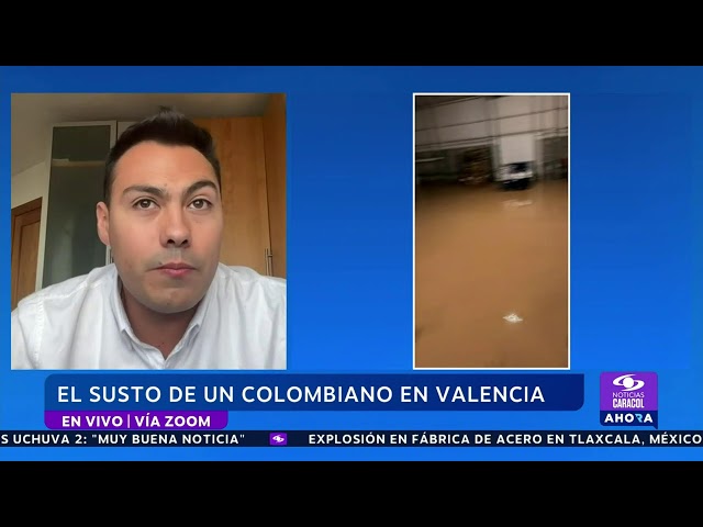 ⁣Hablan colombianos residentes en Valencia, España, sobre inundaciones por la DANA