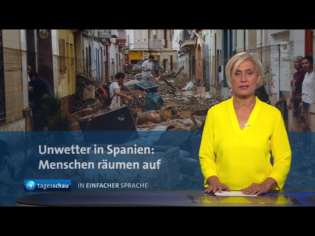 ⁣tagesschau in Einfacher Sprache 19:00 Uhr, 31.10.2024