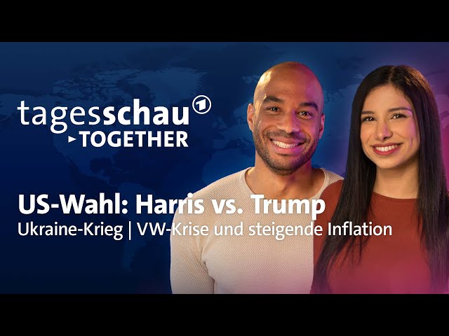 ⁣Vor dem Showdown Harris vs. Trump – eure Fragen an unsere Reporterin | tagesschau together