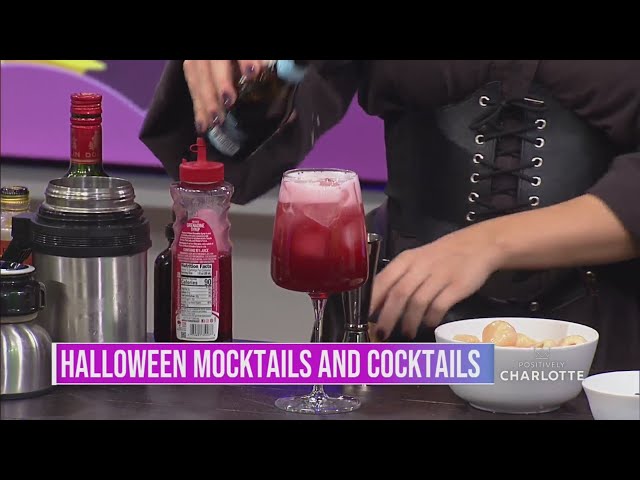 ⁣Spooky cocktails and mocktails for the ghouls and goblins