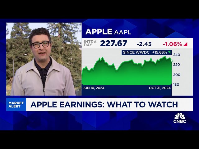 ⁣Apple earnings: What to watch