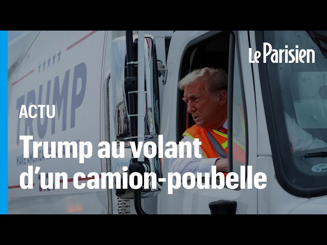 ⁣Trump joue les éboueurs après une gaffe de Biden